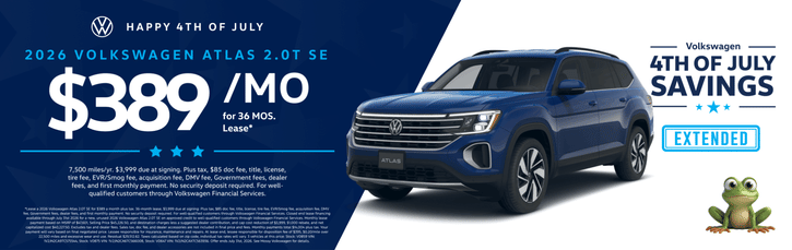 Lease 2026 VW Atlas SE $389