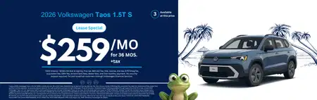 Lease 2026 VW Taos 1.5T S $259