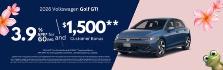 Especial de Finanzas de 2026 VW Golf GTI