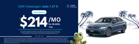 Lease 2026 VW Jetta 1.5T S $214