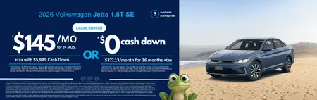Lease 2026 VW Jetta Sport $145