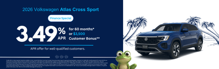 New 2026 VW Atlas Cross Sport Finance Special