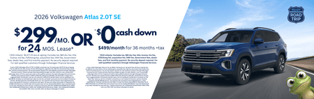 Lease 2026 VW Atlas SE $299