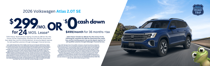 Lease 2026 VW Atlas SE $299