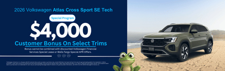 New 2026 VW Atlas Cross Sport SE Tech Purchase Offer