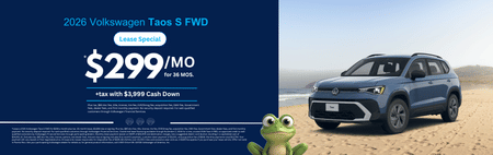 Lease 2026 VW Taos S $299