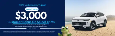 New 2026 VW Tiguan Purchase Offer $3,000 OFF MSRP