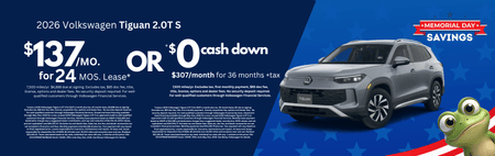 Lease 2026 VW Tiguan S $137