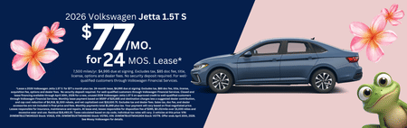 Lease 2026 VW Jetta 1.5T S $77