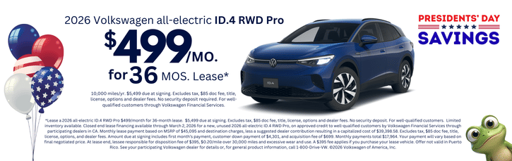 2026 ID.4 Lease Special