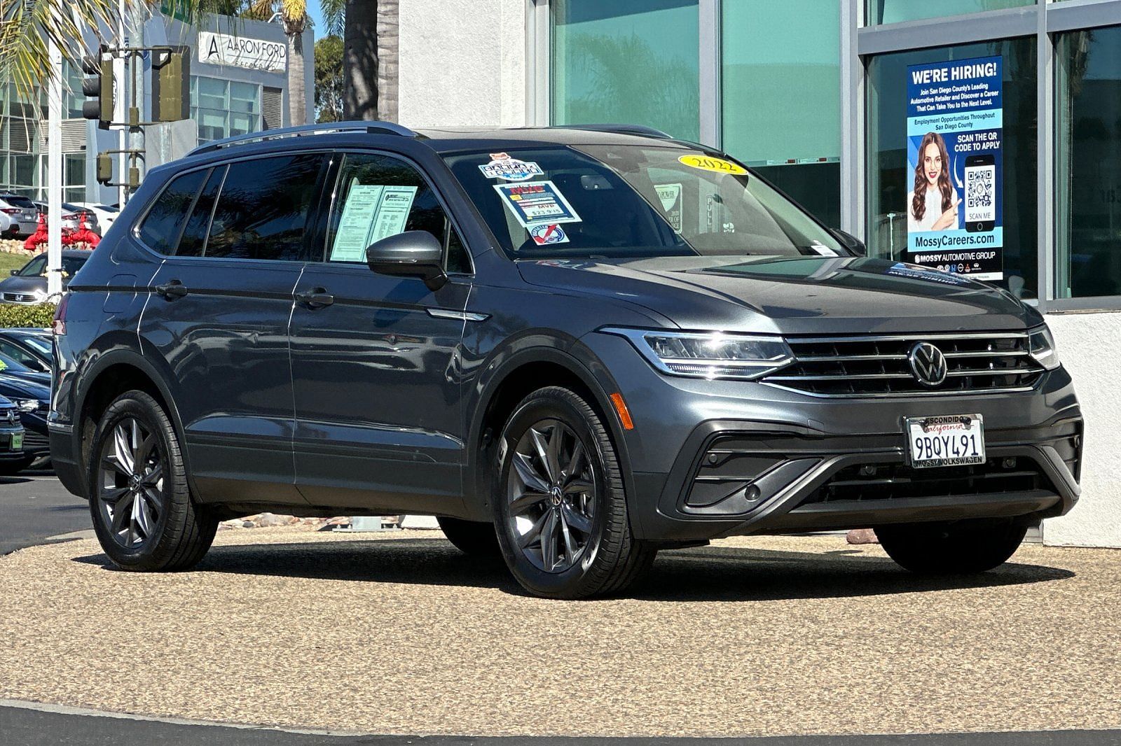 Used 2022 Volkswagen Tiguan SE with VIN 3VV2B7AX7NM109522 for sale in Escondido, CA