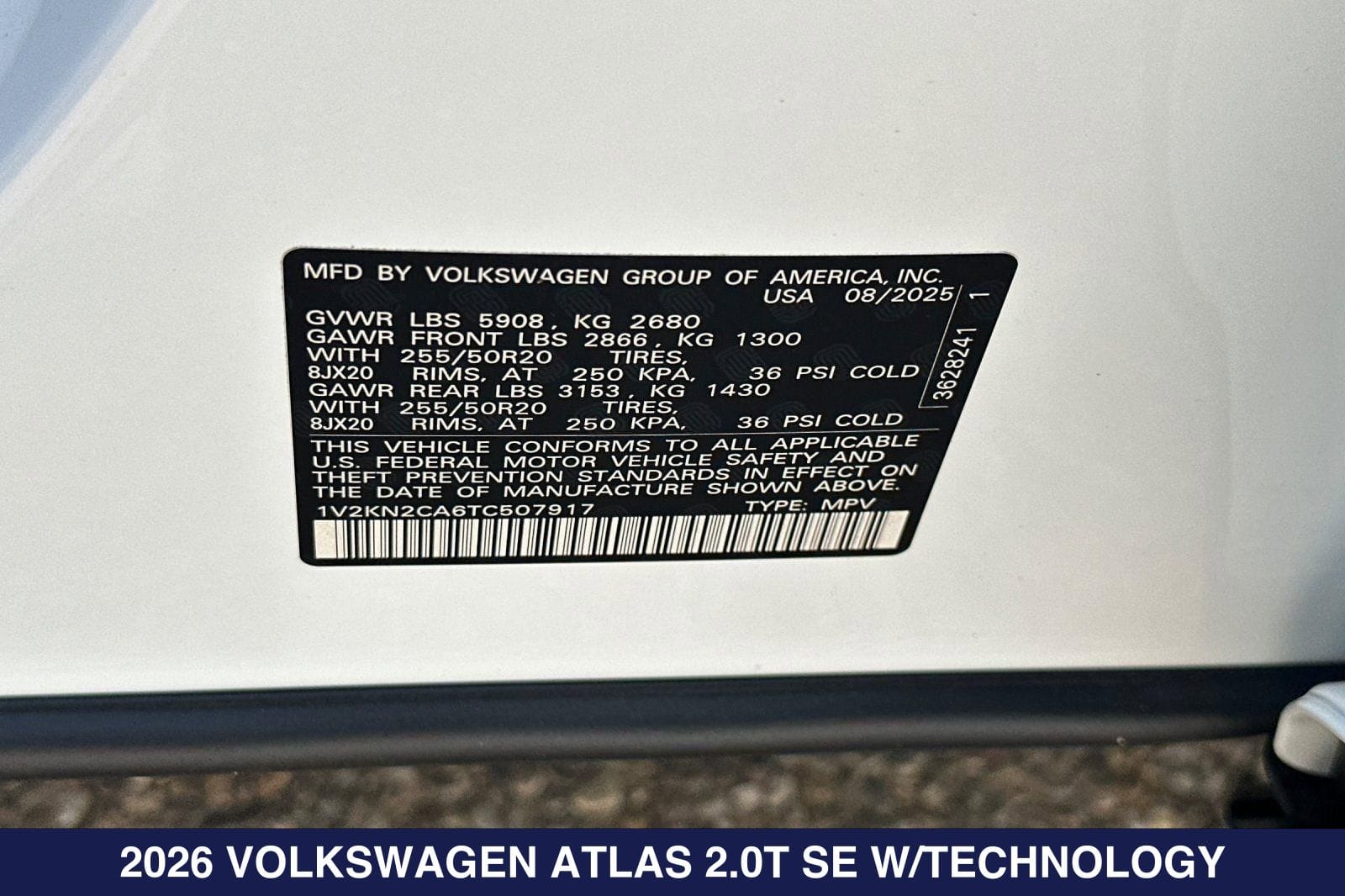 2026 Volkswagen Atlas SE w/Tech - Photo 29