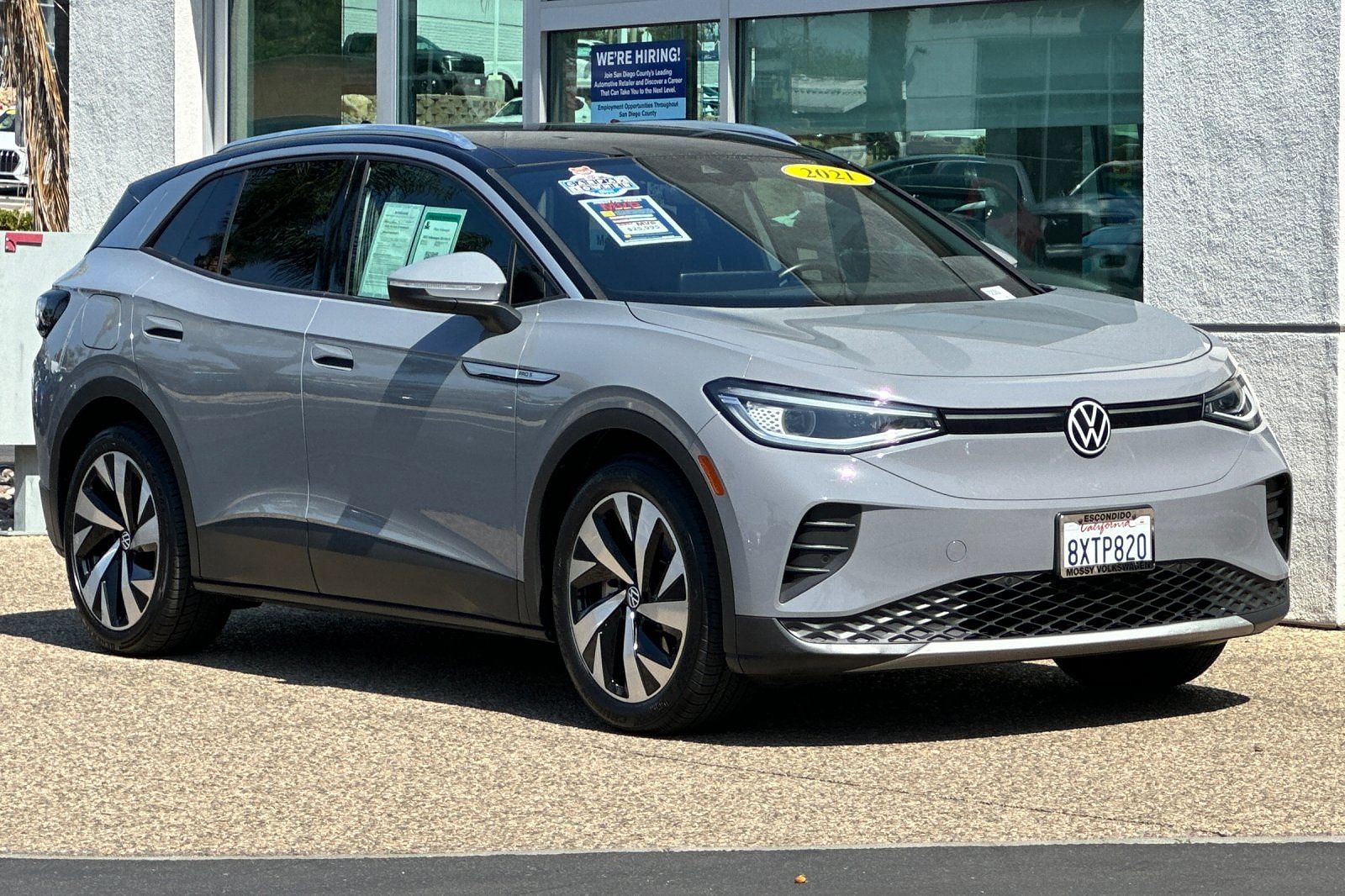 Used 2021 Volkswagen ID.4 PRO S with VIN WVGKMPE27MP060124 for sale in Escondido, CA