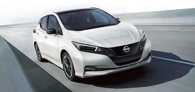 Nissan Leaf front view