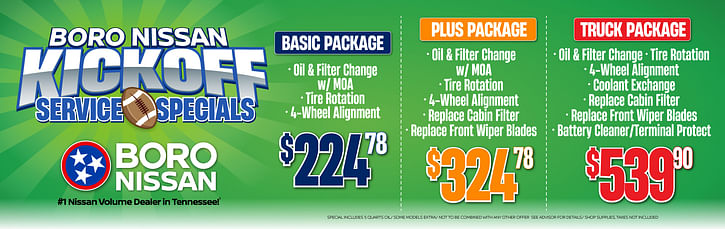 BORO Nissan KickOff Service Specials