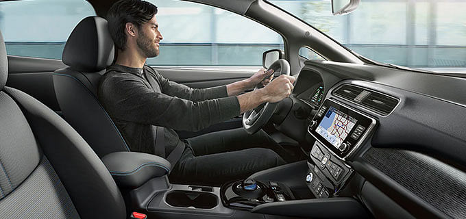 Nissan Leaf interior