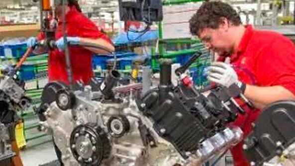 engineer working on the engine