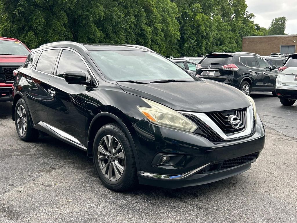 Used 2016 Nissan Murano SL with VIN 5N1AZ2MG2GN119206 for sale in Murfreesboro, TN