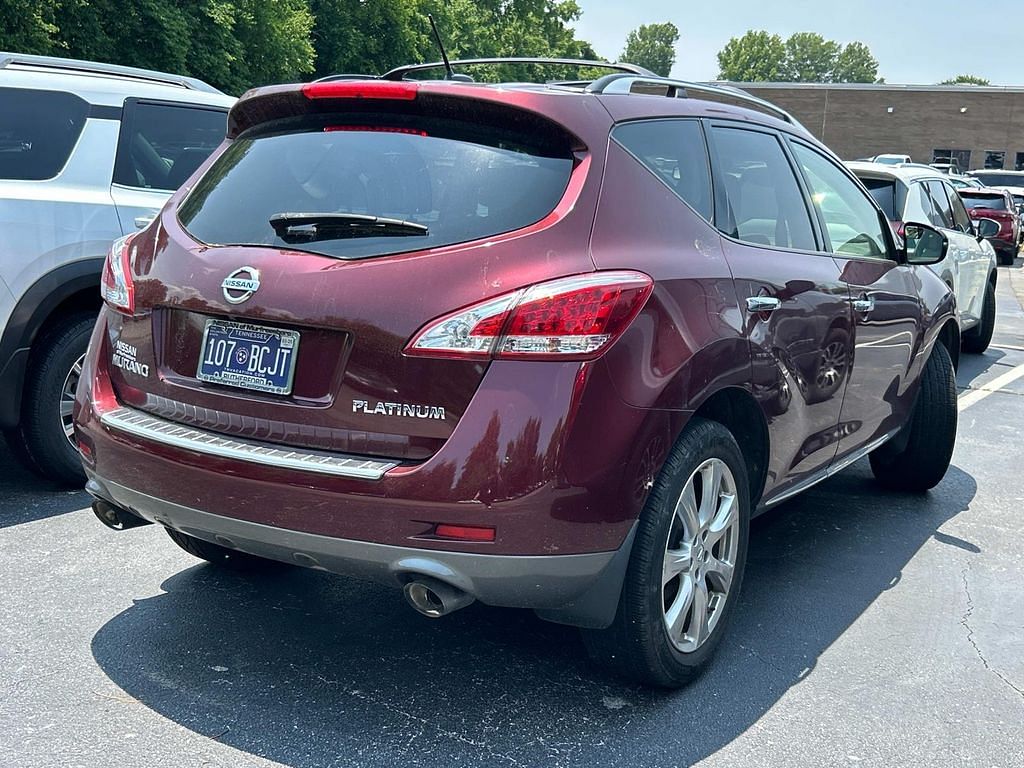 Used 2012 Nissan Murano LE with VIN JN8AZ1MU5CW117480 for sale in Murfreesboro, TN