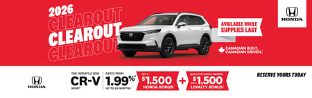 2026 CR-V Offer
