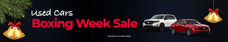 Boxing Week Used Cars Sale