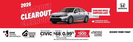 2026 Civic LX Offer
