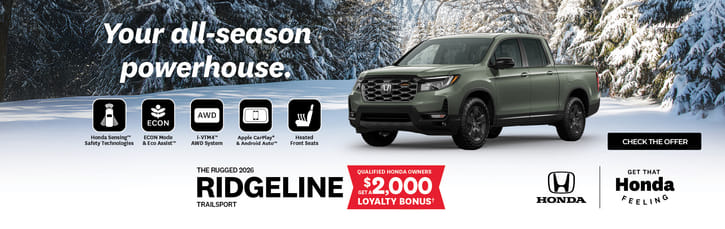 2026 Ridgeline Offer