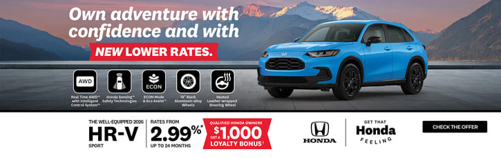 2026 HR-V Special APR
