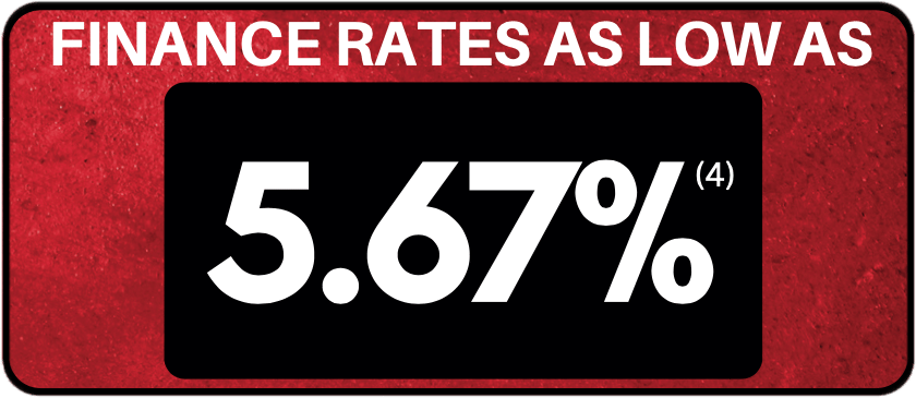Finance Rates As Low As 5.67%