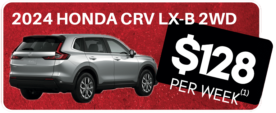 2024 Honda CRV LX-B 2WD $128 Per Week