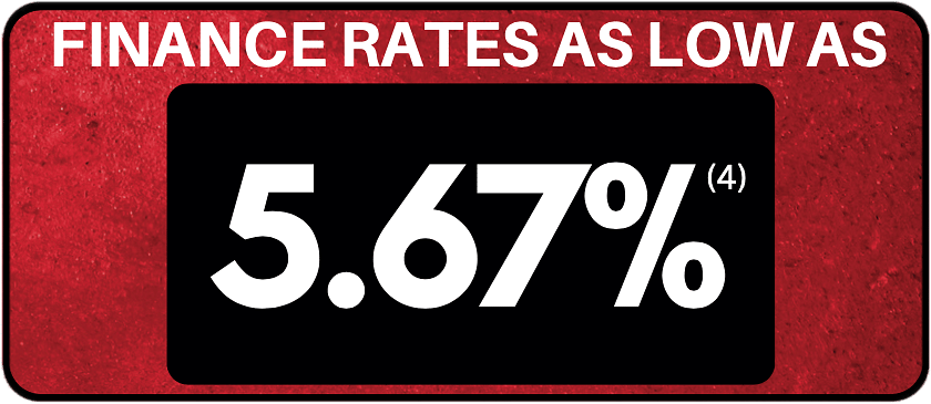 Finance Rates As Low As 5.67%