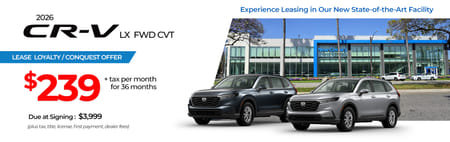 2026 Honda CR-V Lease Special
