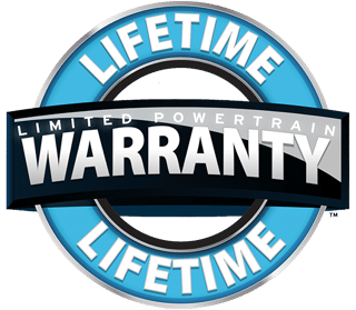 Lifetime Powertrain Warranty Logo