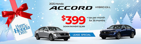 2025 Accord Hybrid Lease Special