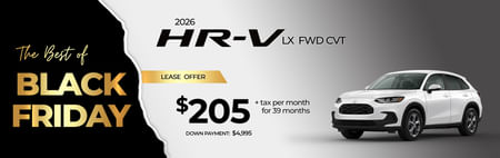 2026 Honda HR-V Lease Offer