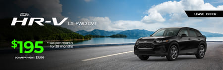 2026 Honda HR-V Lease Offer