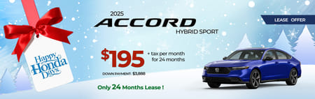 2025 Accord Hybrid Lease Special