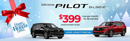 2025 Honda Pilot Lease Special