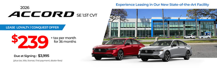 2026 Accord Lease Special