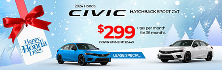 2024 Civic Hatchback Lease Offer