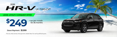 Lease Loyalty/Conquest 2026 Honda HR-V LX $249