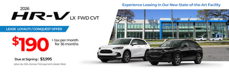 2026 Honda HR-V Lease Offer
