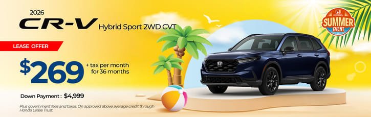 Lease 2026 Honda CR-V Hybrid Sport $269