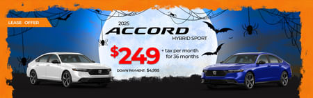 2025 Accord Hybrid Lease Special