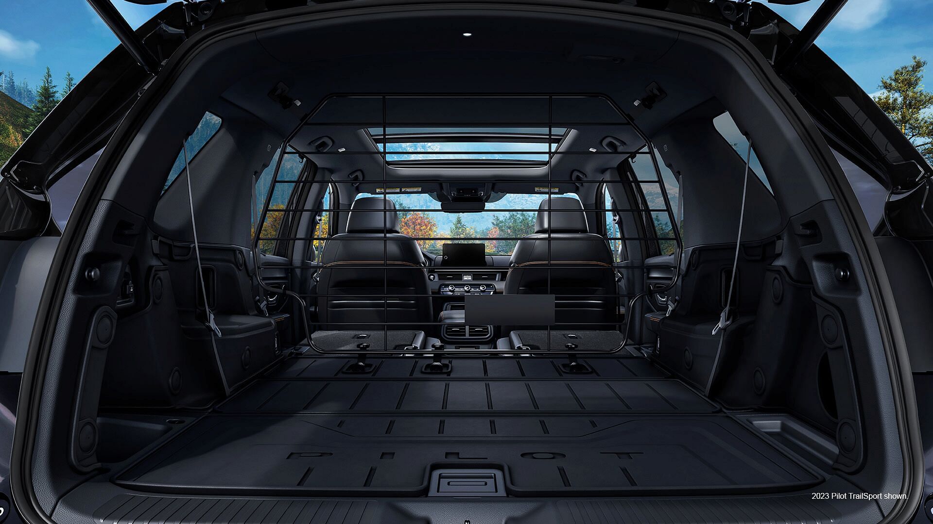 2023 Honda Pilot TrailSport trunk