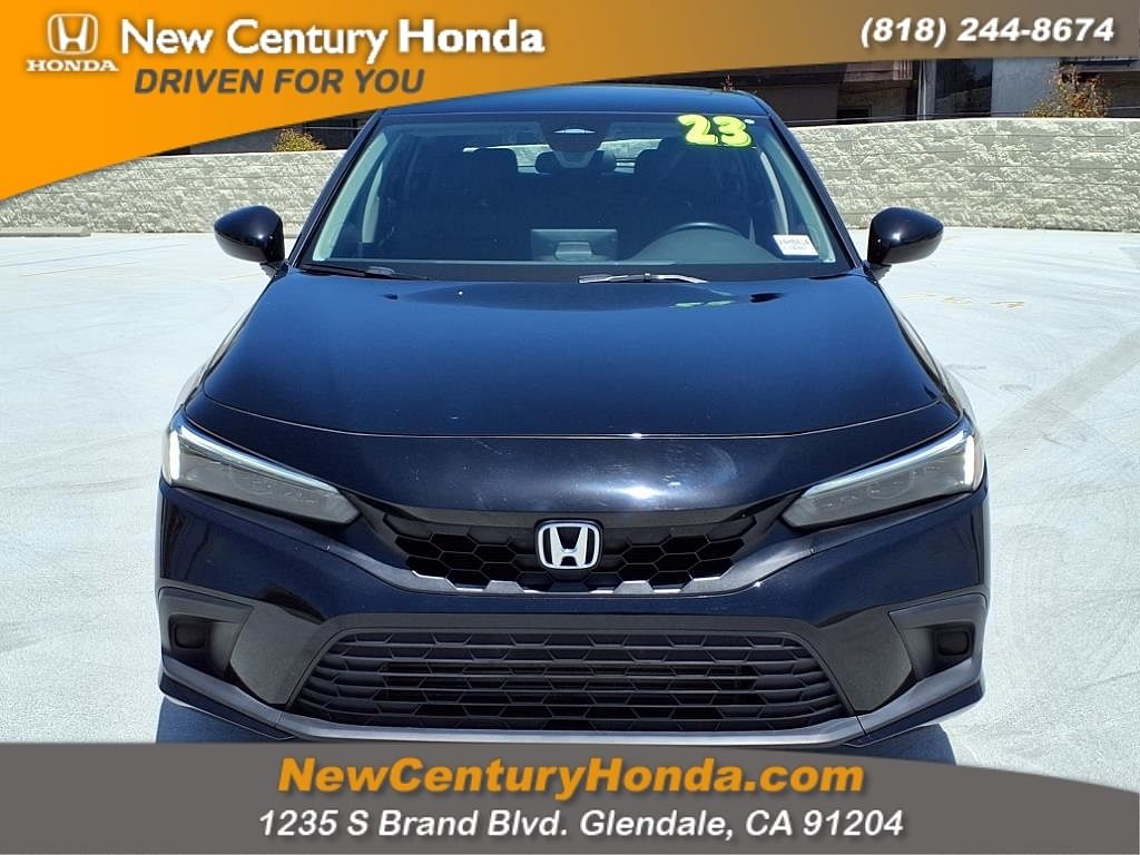 Used 2023 Honda Civic Hatchback EX-L with VIN 19XFL1H76PE003091 for sale in Glendale, CA