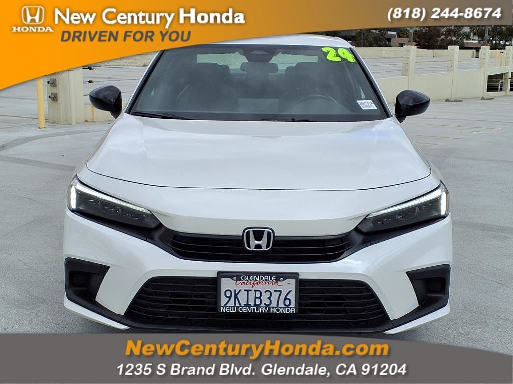 Used 2024 Honda Civic Sport with VIN 2HGFE2F5XRH520727 for sale in Glendale, CA