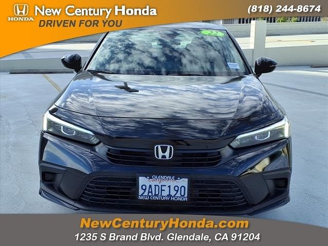 Used 2022 Honda Civic LX with VIN 2HGFE2F27NH569271 for sale in Glendale, CA