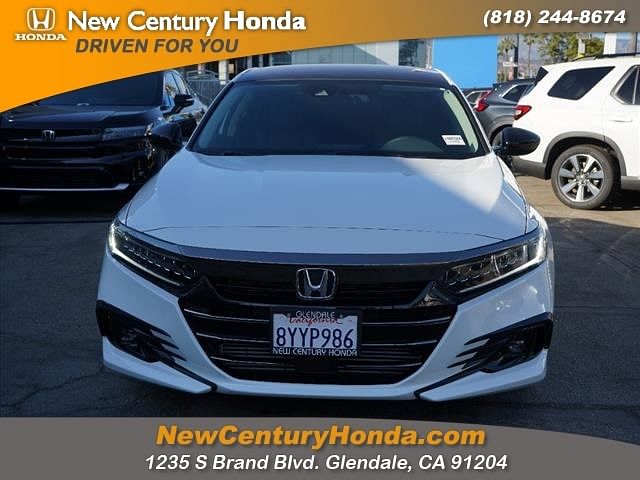 Used 2022 Honda Accord Sport SE with VIN 1HGCV1F40NA001229 for sale in Glendale, CA