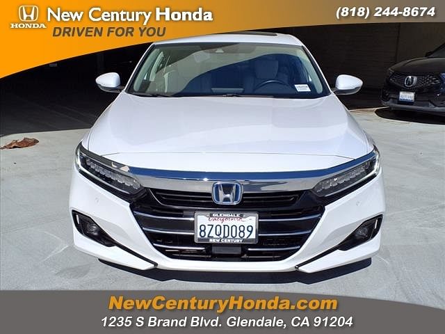 Used 2022 Honda Accord Hybrid EX-L with VIN 1HGCV3F59NA003484 for sale in Glendale, CA